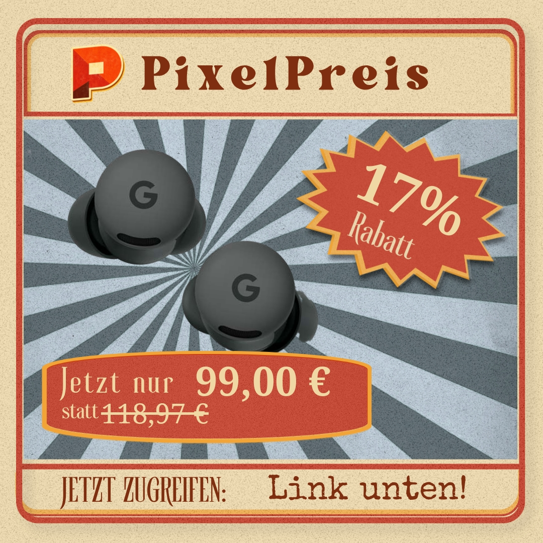 Google Pixel Buds 2a Bluetooth In-Ear Kopfhörer – zum Bestpreis für 99,00 €